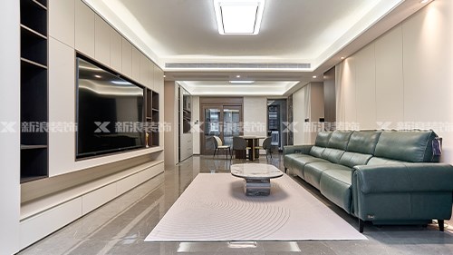 170㎡精裝大平層全屋定制效果，低調(diào)不單調(diào)|長沙全屋整裝