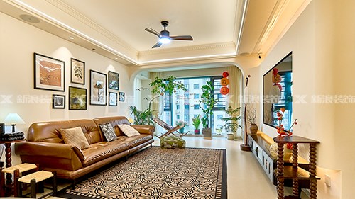 19w搞定125㎡中古風裝修 設計師太會啦！|長沙全屋整裝